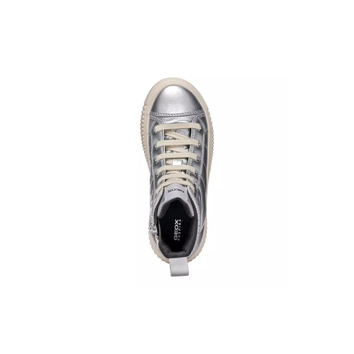 Zapatillas niña Geox Zapatillas niña Geox J Laquinny Plata Plata 5/5