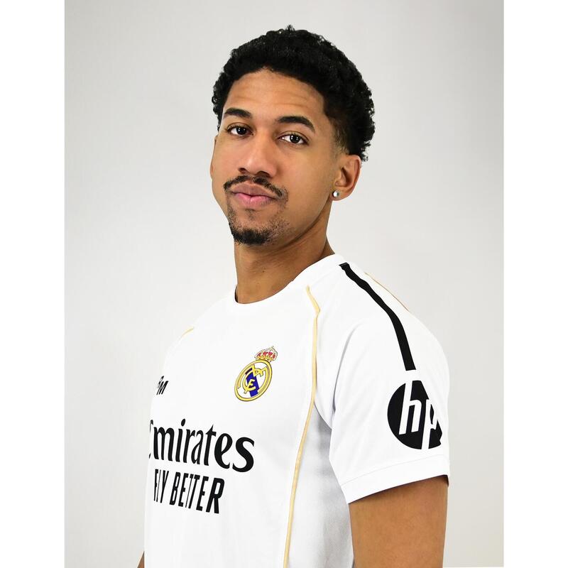 Camiseta Hombre Fútbol 1ª Equipación Real Madrid 25-26 Blanco-RM25C1