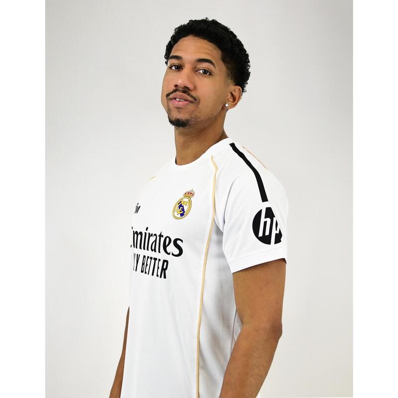 Camiseta Hombre Fútbol 1ª Equipación Real Madrid 25-26 Blanco-RM25C1