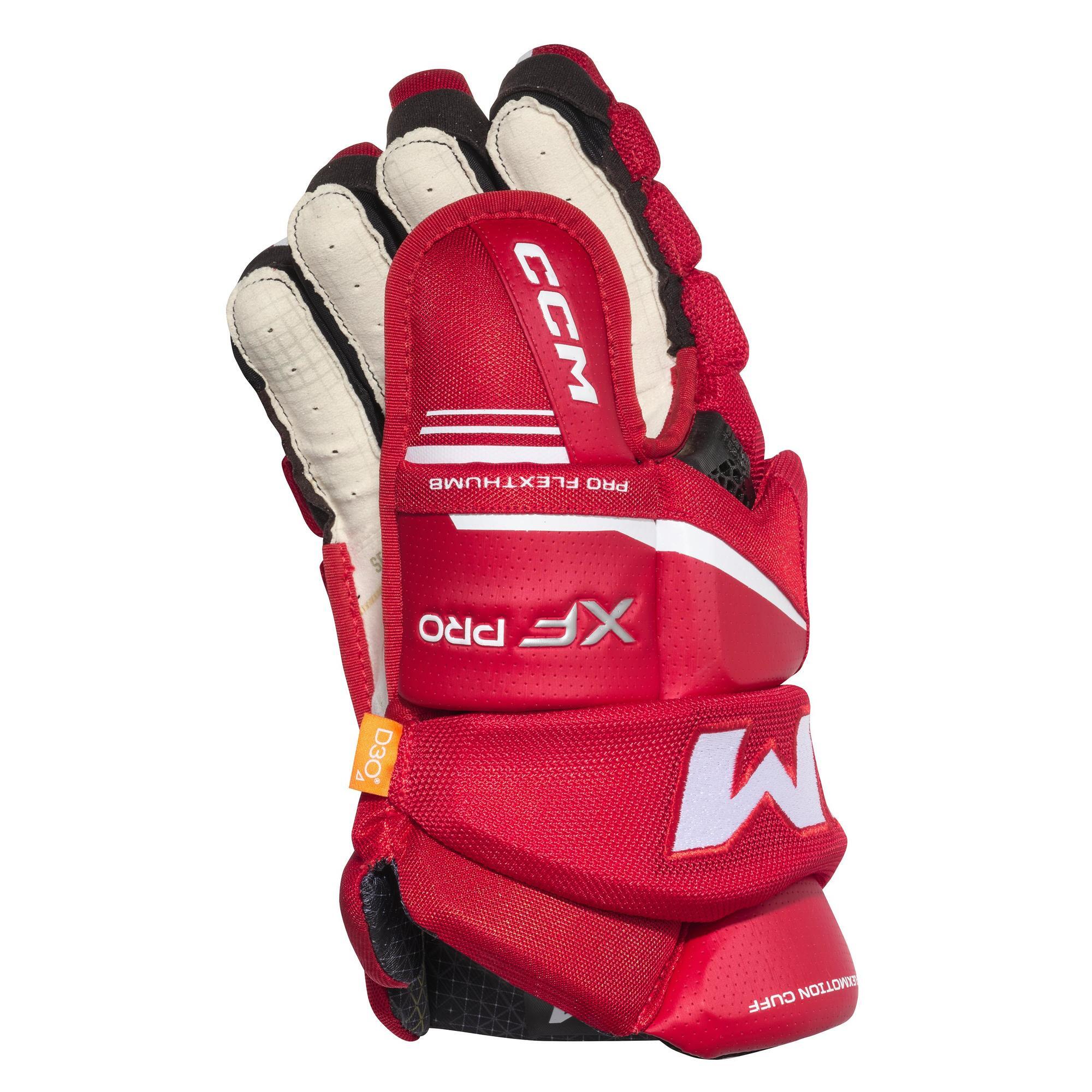 Tacks XF Pro Guantes Hockey Adultos Rojo/Blanco 33 cm 2/7