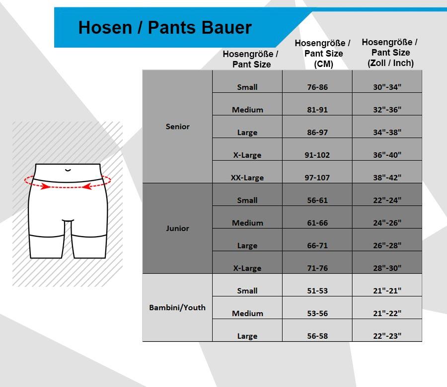 Hose Bauer Pro Series mit Klett Senior 2/3