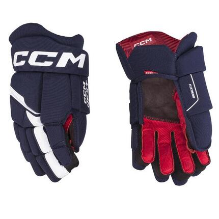 NEXT - Eishockeyhandschuhe - Erwachsene - Schwarz - Weiß -