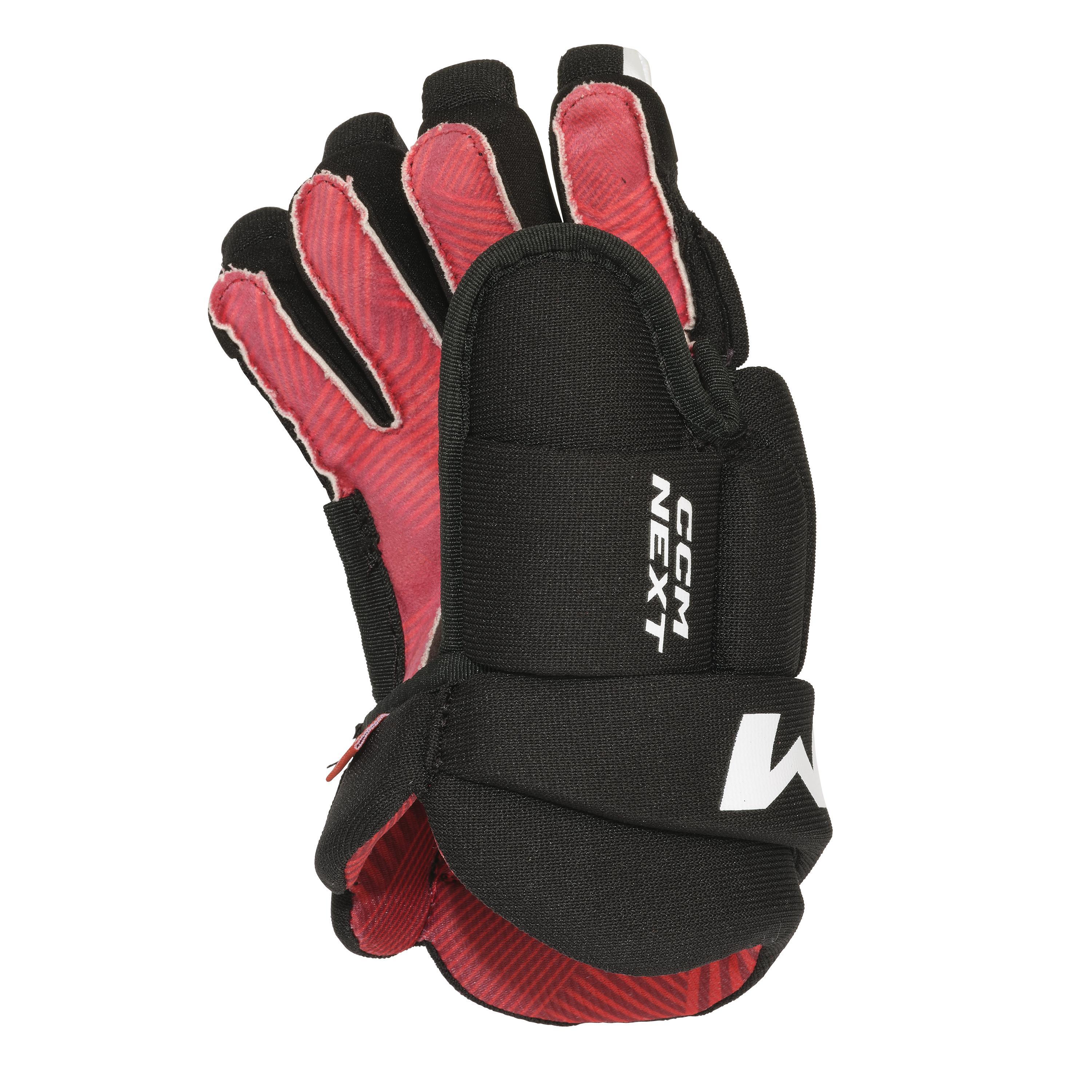 Suivant - Gants de hockey sur glace - Enfants - Noir - Blanc - 23 cm 2/6