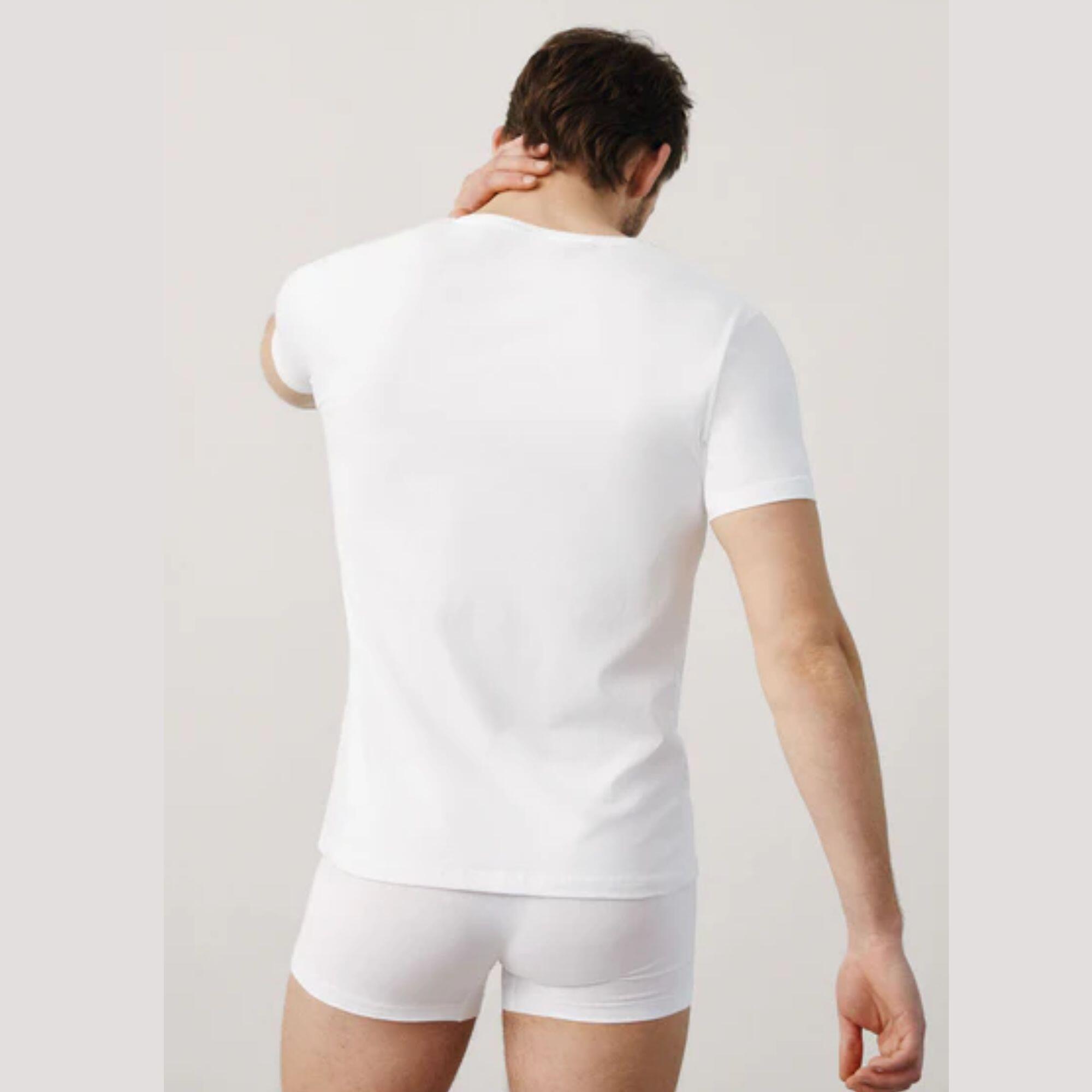 Camisola branca de manga curta 2/3