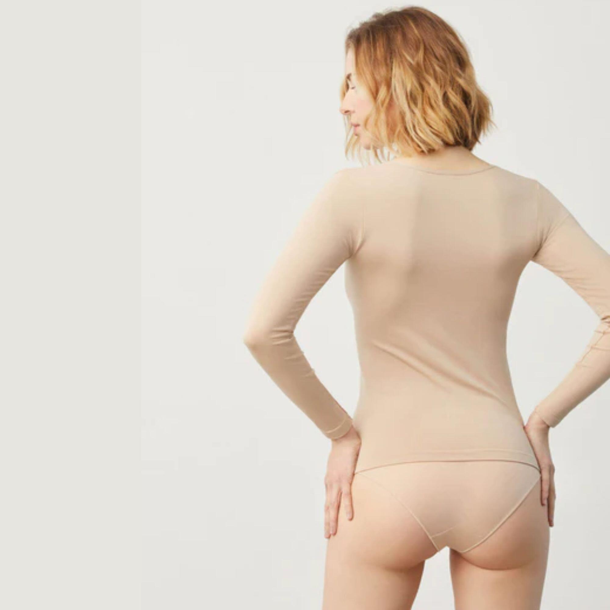 Maillot de corps nu à manches longues 2/2