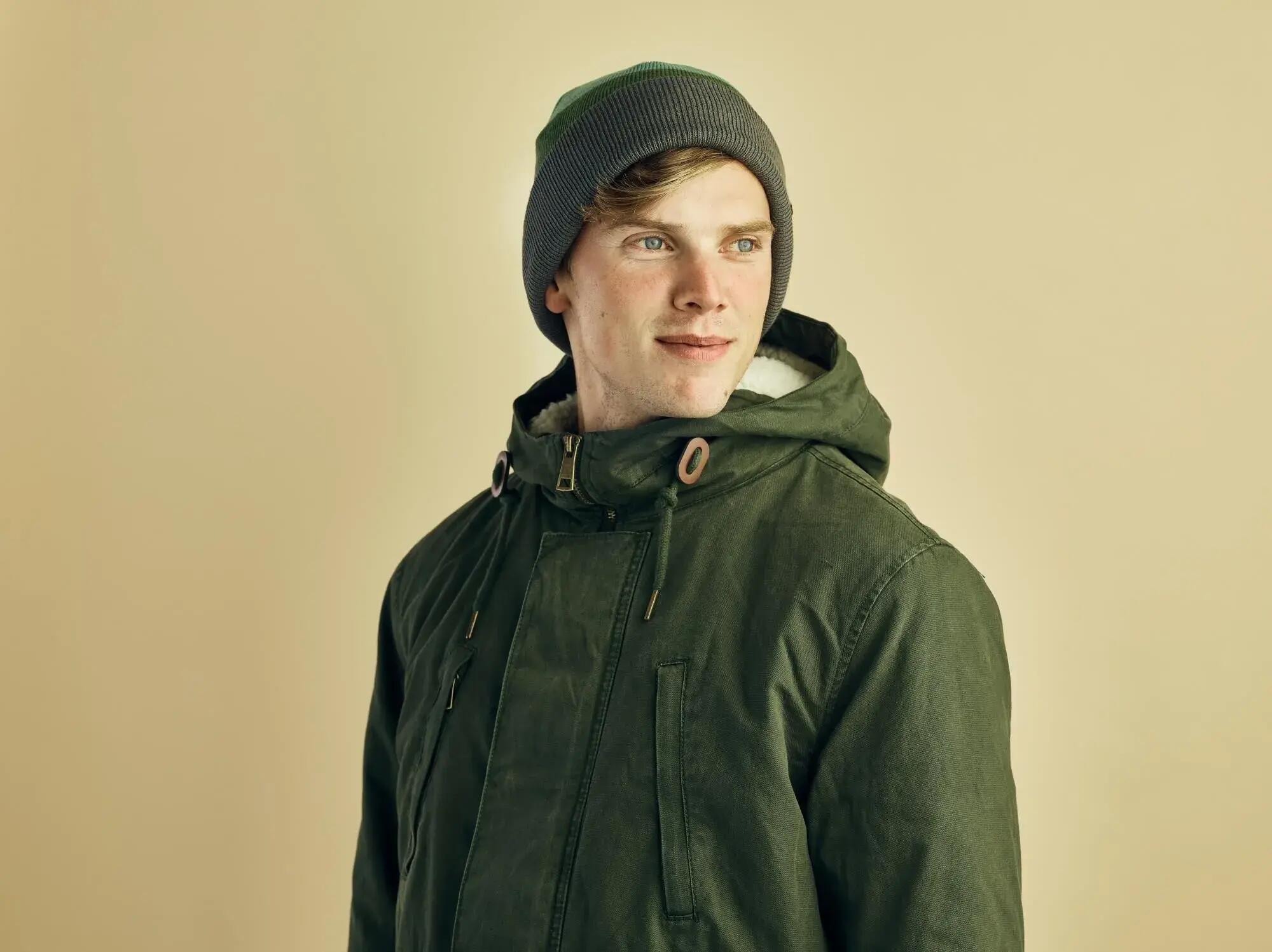 Căciulă SINNER Leduc Beanie, Verde/Gri, Unisex 3/3