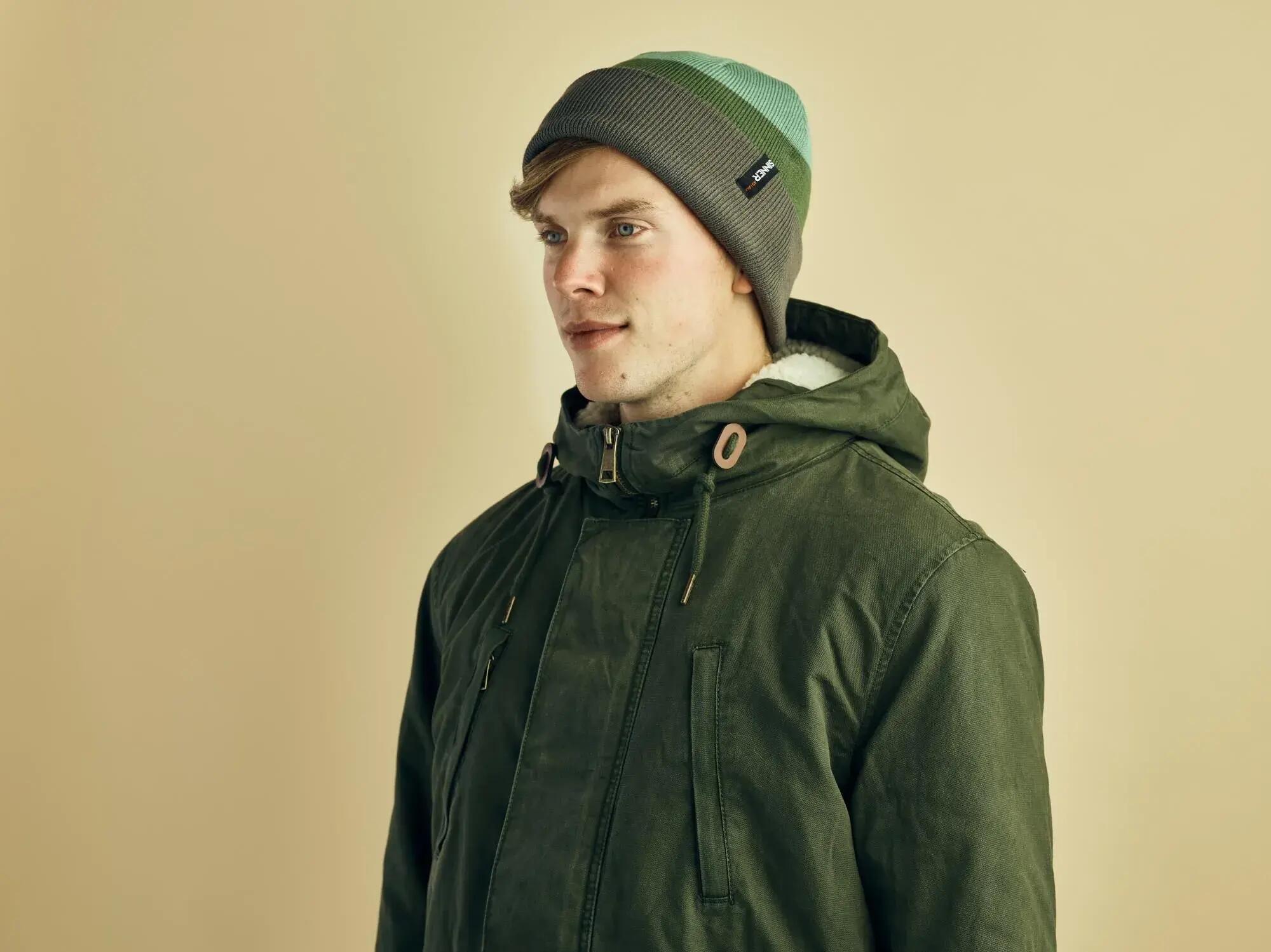 Căciulă SINNER Leduc Beanie, Verde/Gri, Unisex 2/3