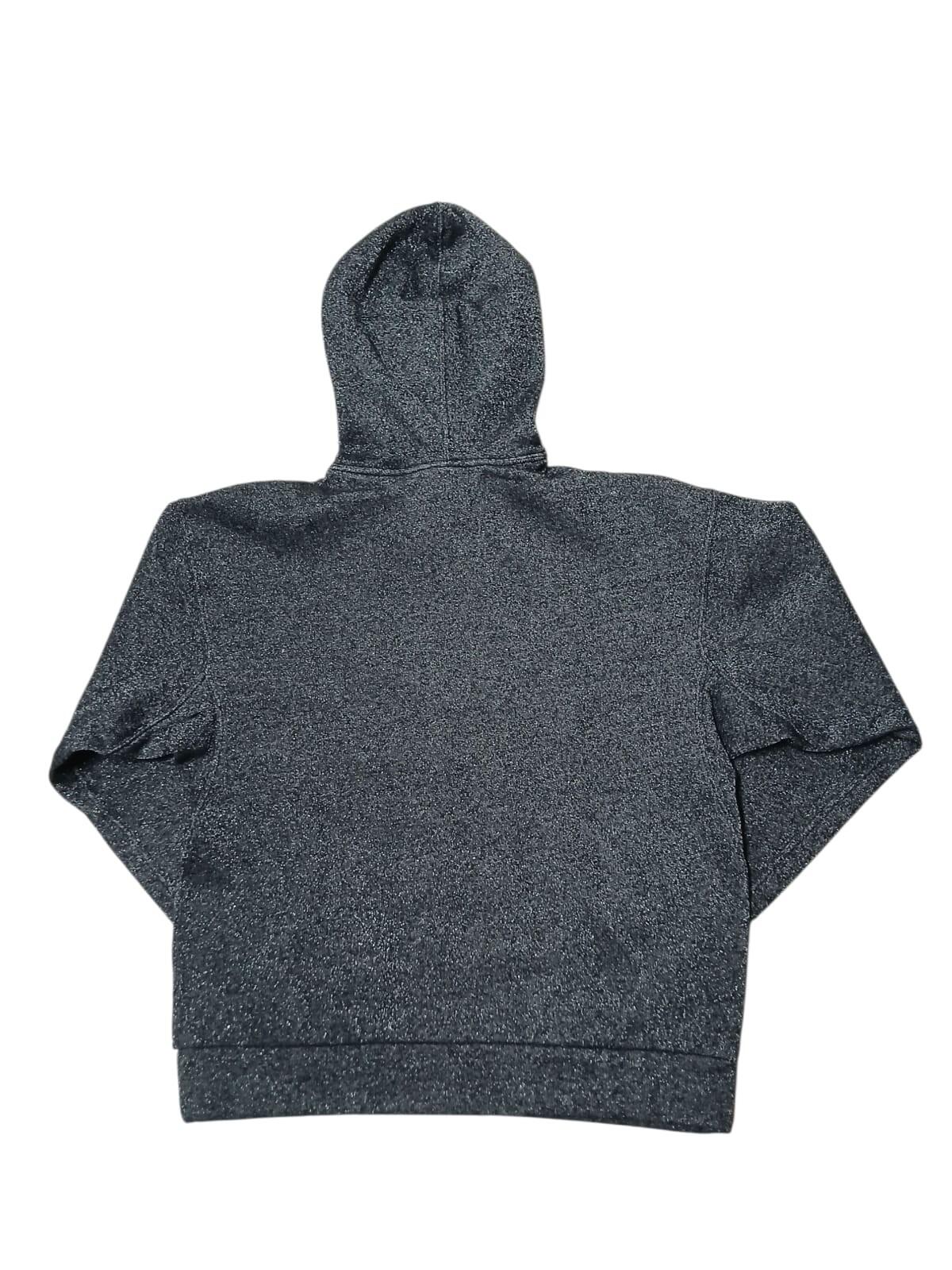 Felpa donna adidas all szn holiday glitter fleece loose - grigio 2/6