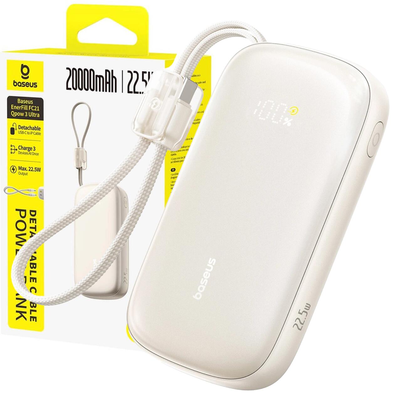 BASEUS Powerbanka 20000mAh 22.5W