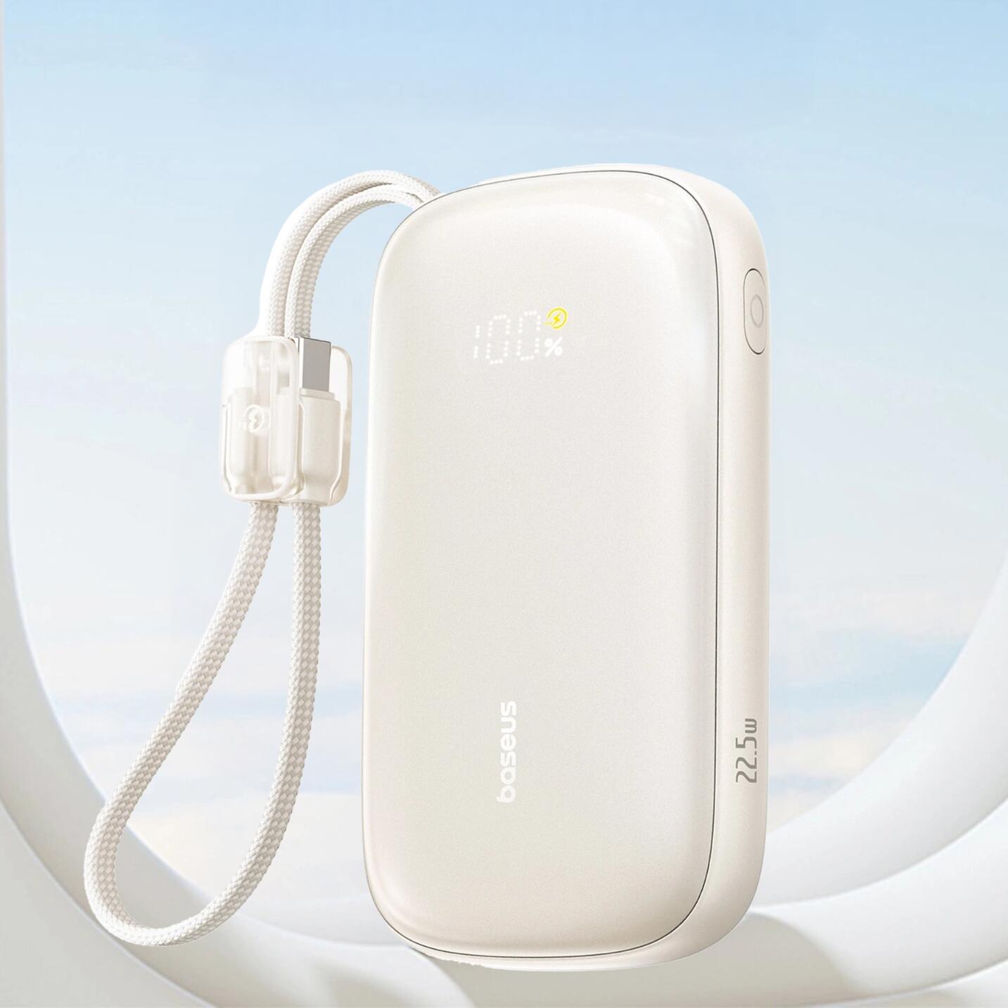 Baseus Powerbank 20000mAh 22.5W USB-C USB-A kabel USB-C lightning 2/7