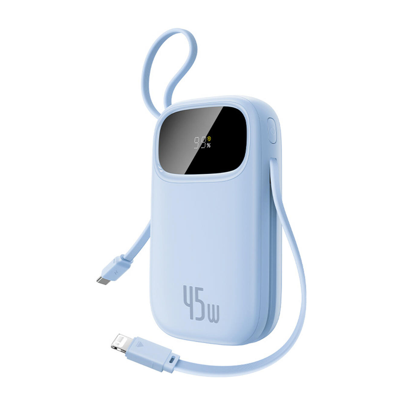 Powerbank Baseus 20000 mAh 45W USB-C USB-A kabel USB-C lightning 6/7