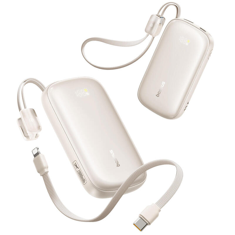 Baseus Powerbank 20000mAh 22.5W USB tip C USB-A cablu USB-C Lightning