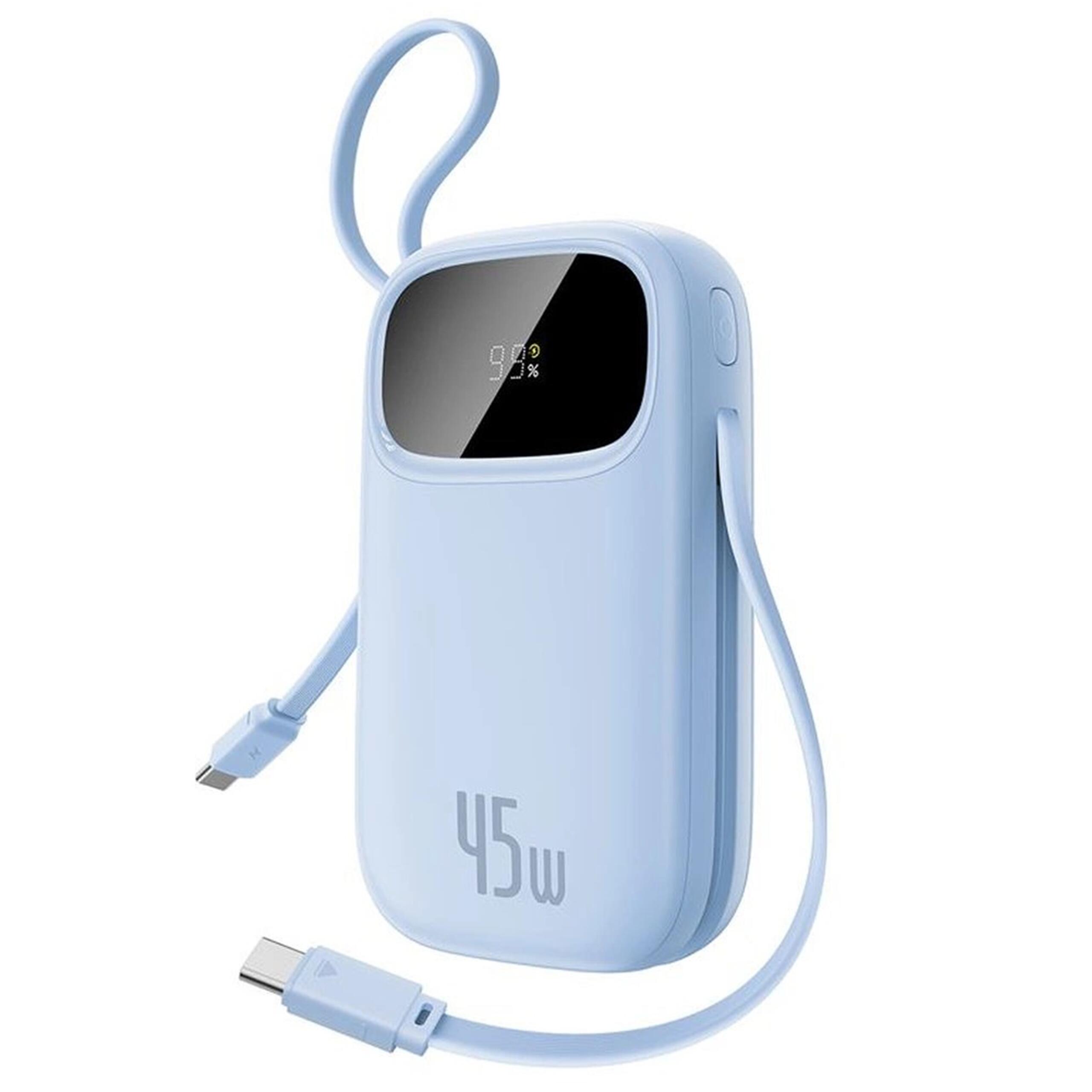 Powerbank Baseus 20000 mAh 45W USB-C USB-A kabel USB-C lightning 5/7