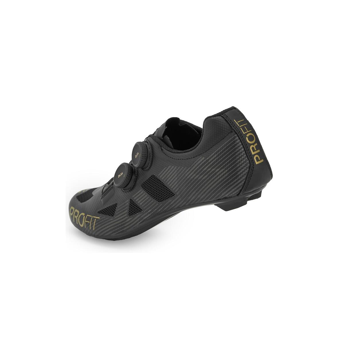 Zapatillas de ciclismo de carretera carbono unisex Profit Dual Spiuk negro 2/5