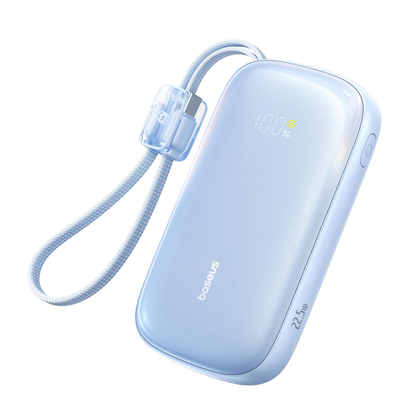 Powerbank Baseus 20000 mAh 22.5W USB-C USB-A z kablem 2w1 USB-C lightning 3/7
