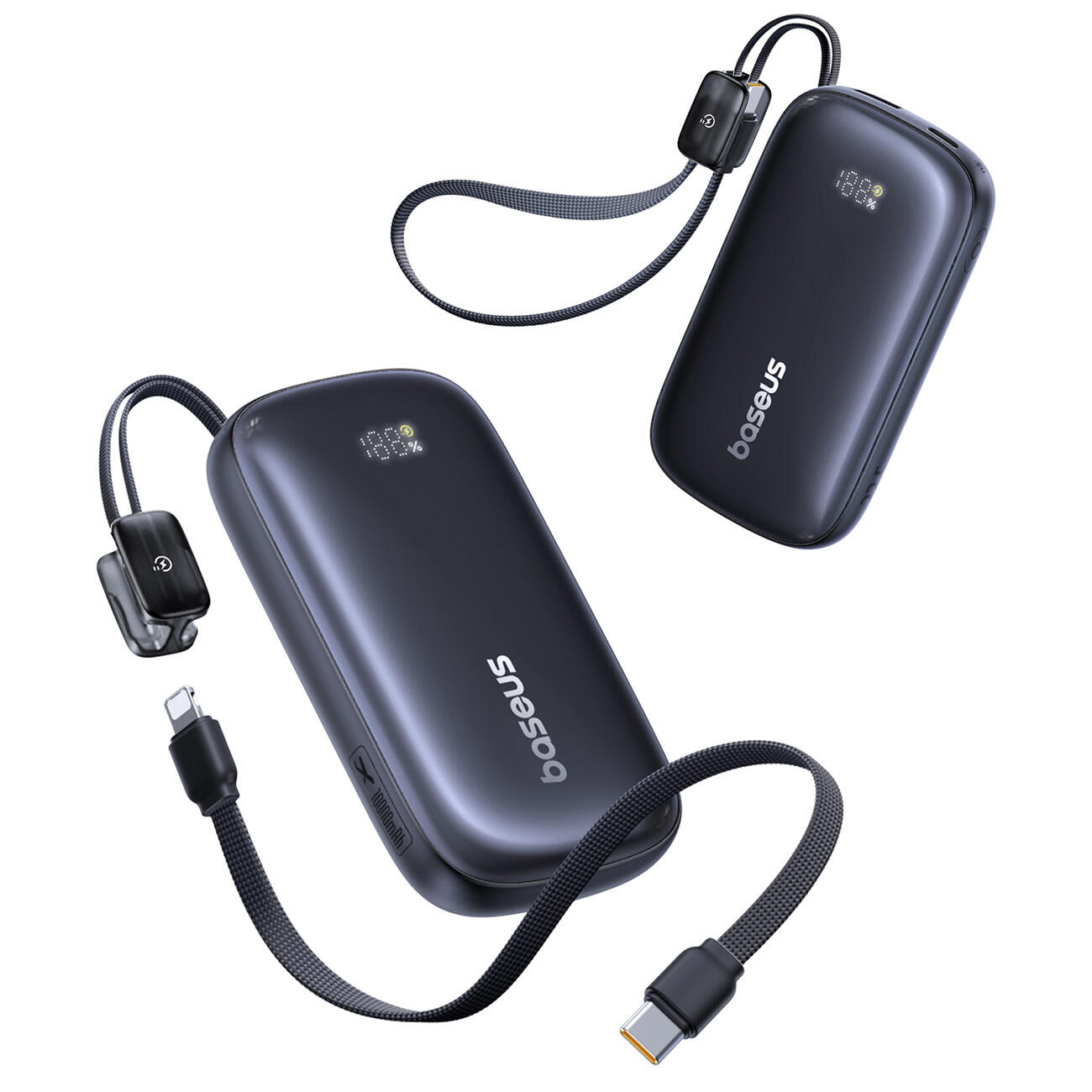 Power Bank Baseus 10000mAh 22.5W USB-C USB-A Lightning Ricarica Rapida 2/7