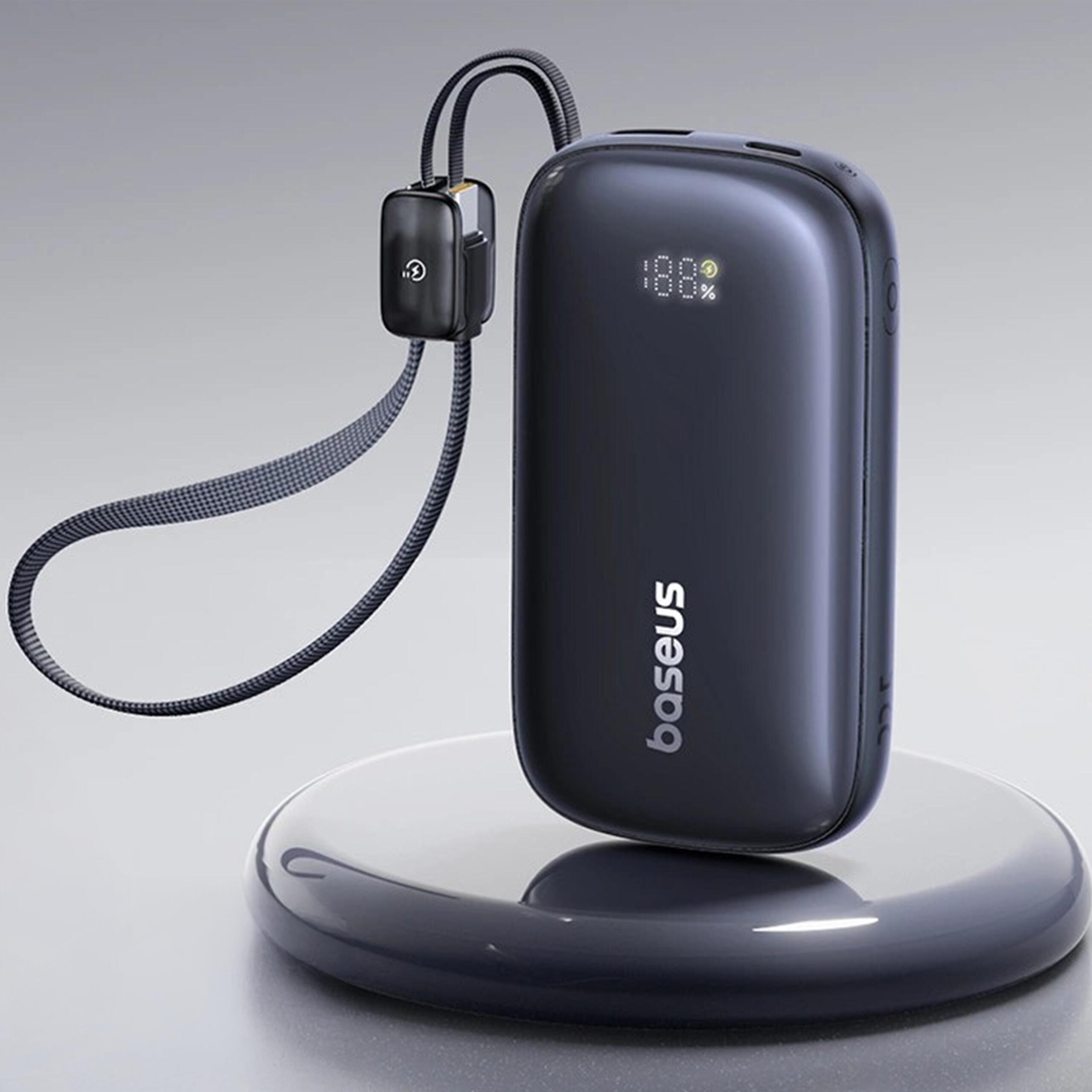 Power Bank Baseus 10000mAh 22.5W USB-C USB-A Lightning Ricarica Rapida 6/7