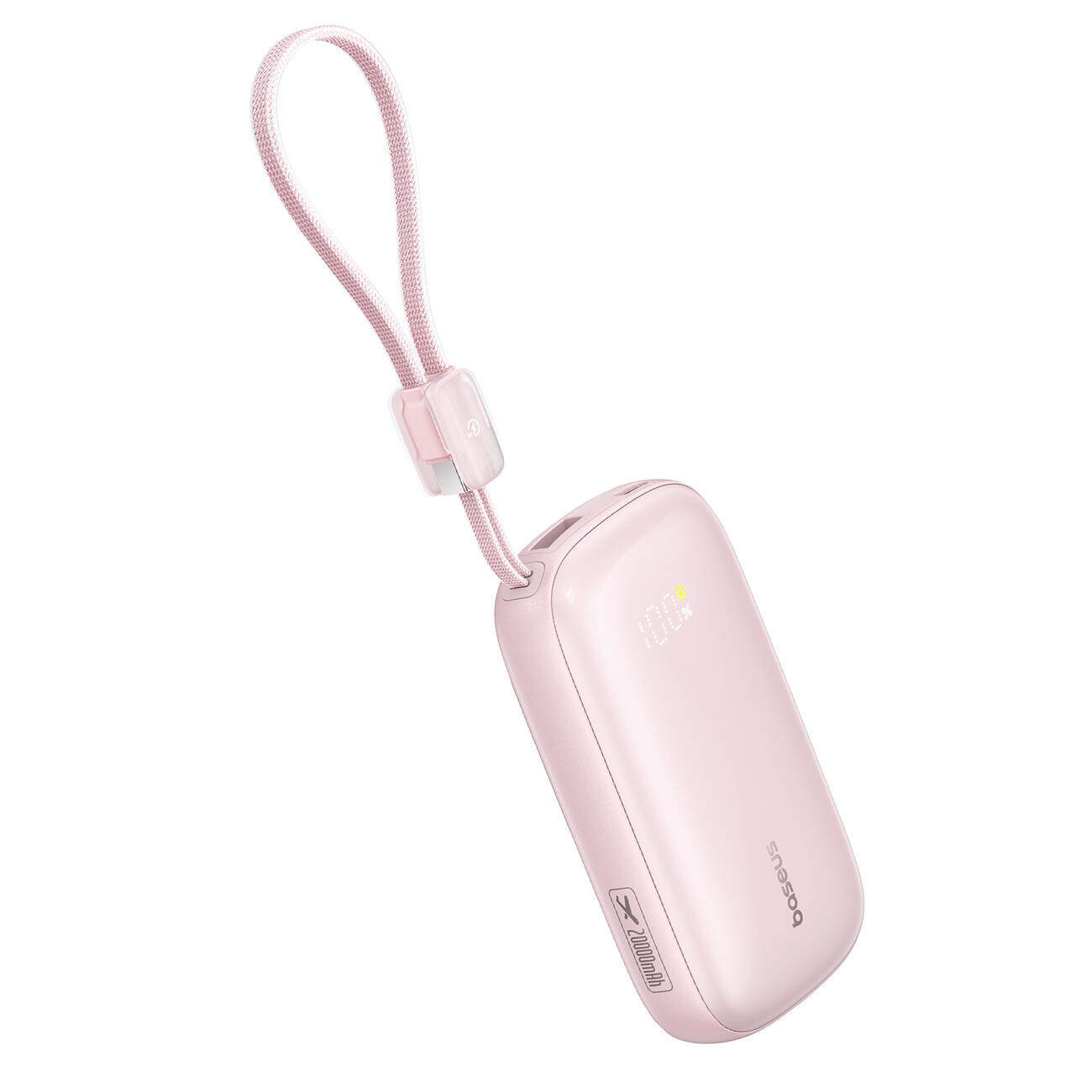 Powerbank  20000mAh 22.5W Baseus szybkie ładowanie USB-C USB-A kabel 2w1 5/7
