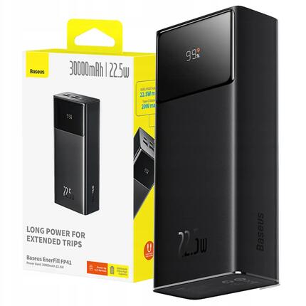 Baseus Powerbank 30000 mAh USB-C pd 22.5W z kablem