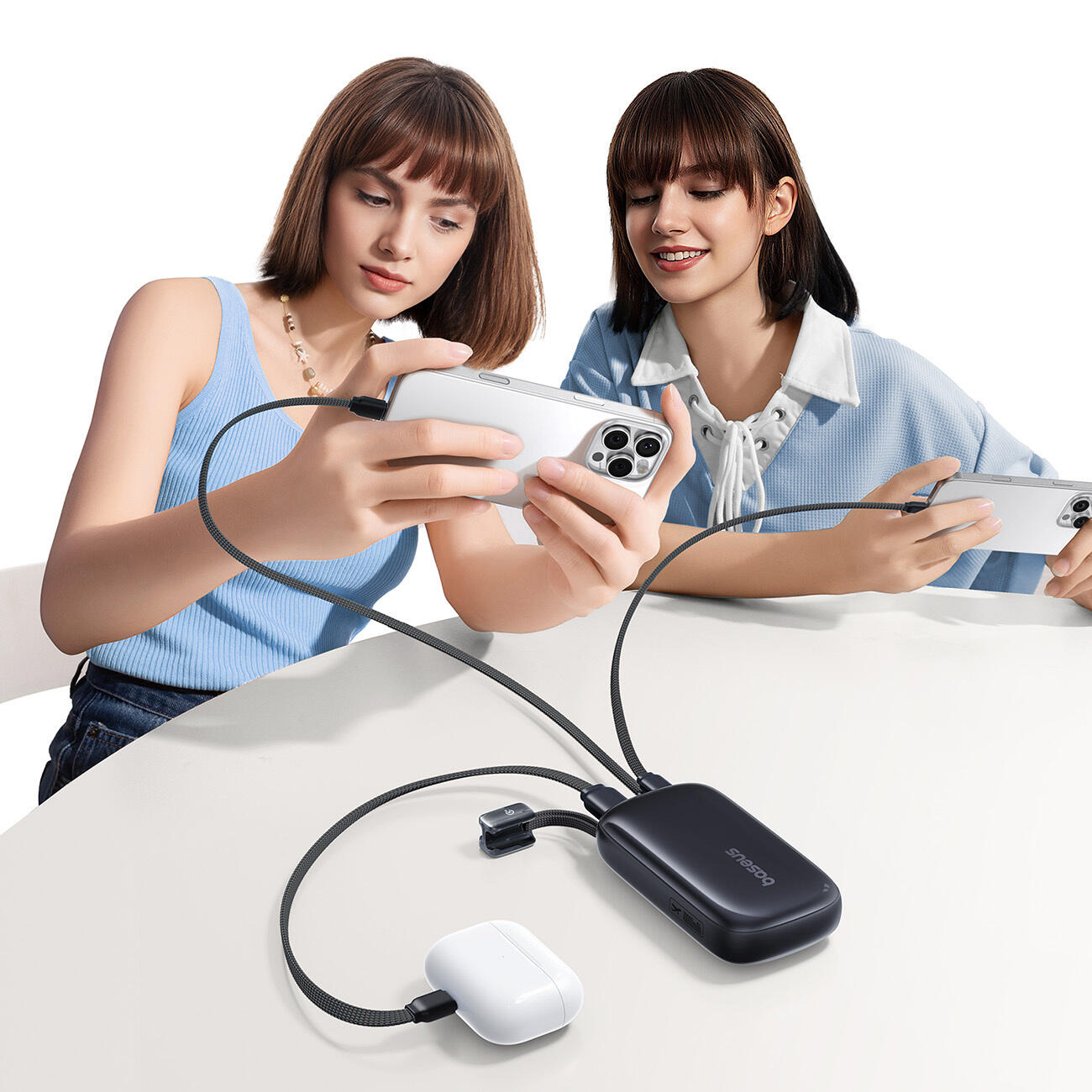 Power Bank Baseus 10000mAh 22.5W USB-C USB-A Lightning Ricarica Rapida 4/7