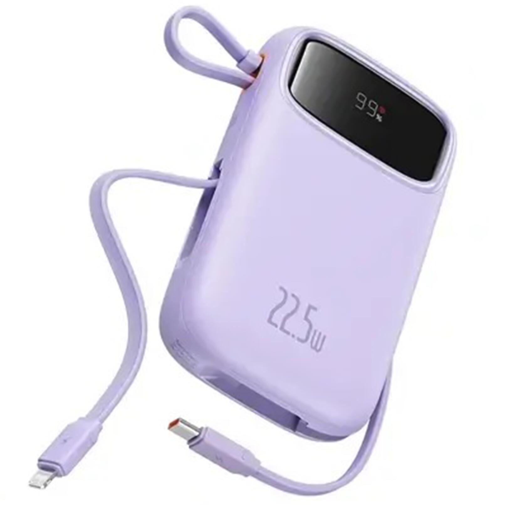 Powerbank Baseus 20000 mAh 22.5W USB-C USB-A wbudowane kable USB-C lightning 5/7