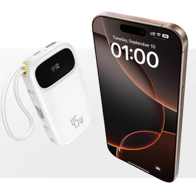 Powerbank  Baseus  20000 mAh 45W USB-C USB lightning 5/7