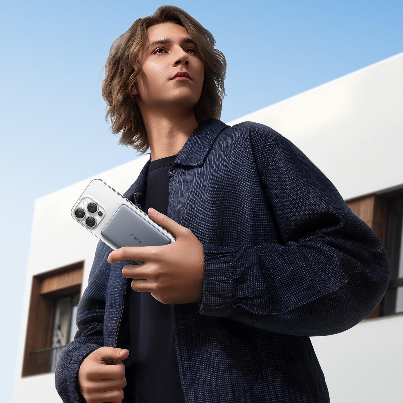 Baseus Powerbank 5000mAh MagSafe 20W Induzione Sottile + Cavo 3/7