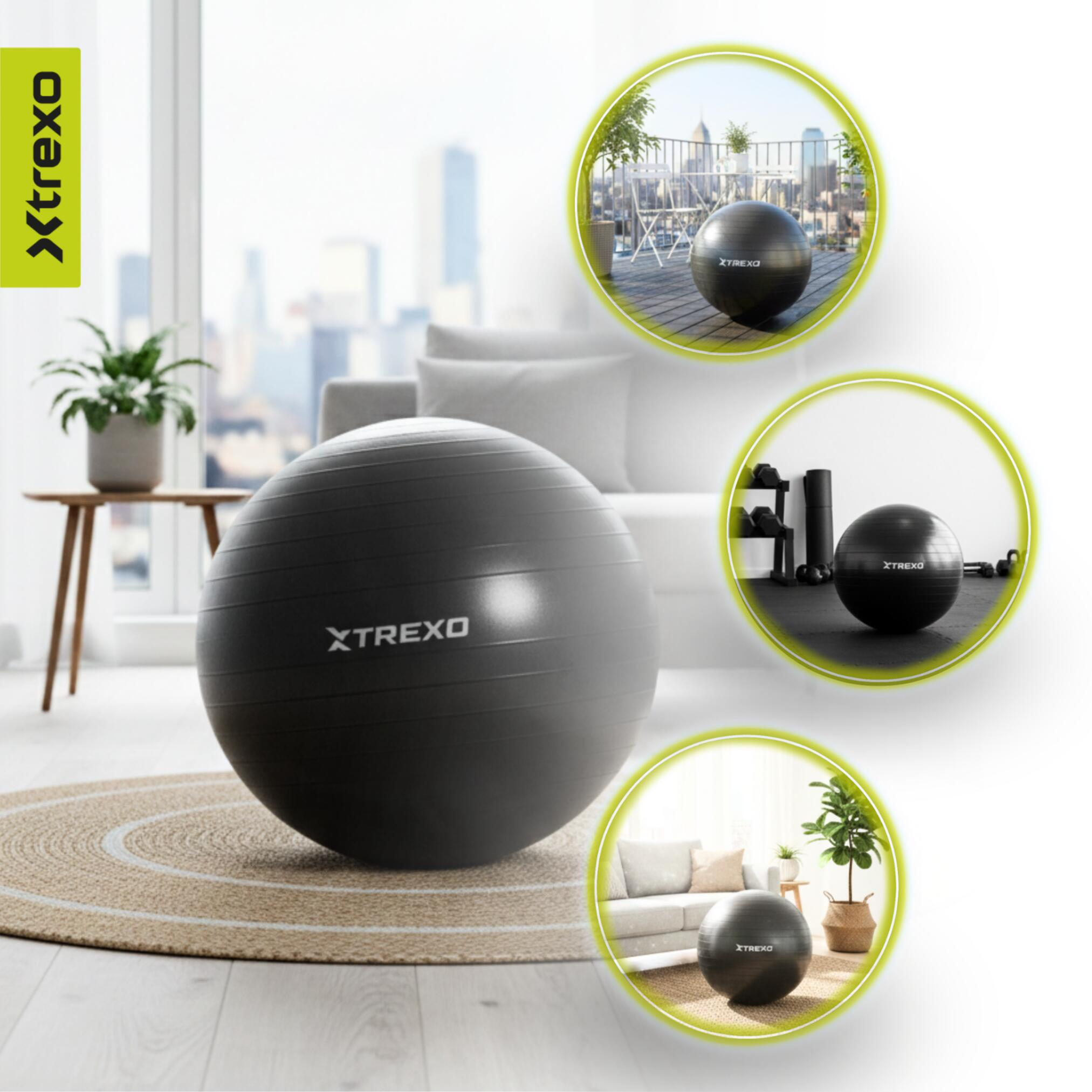 Ballon de gymnastique XTREXO TXO-B4Z009-BK 6/7