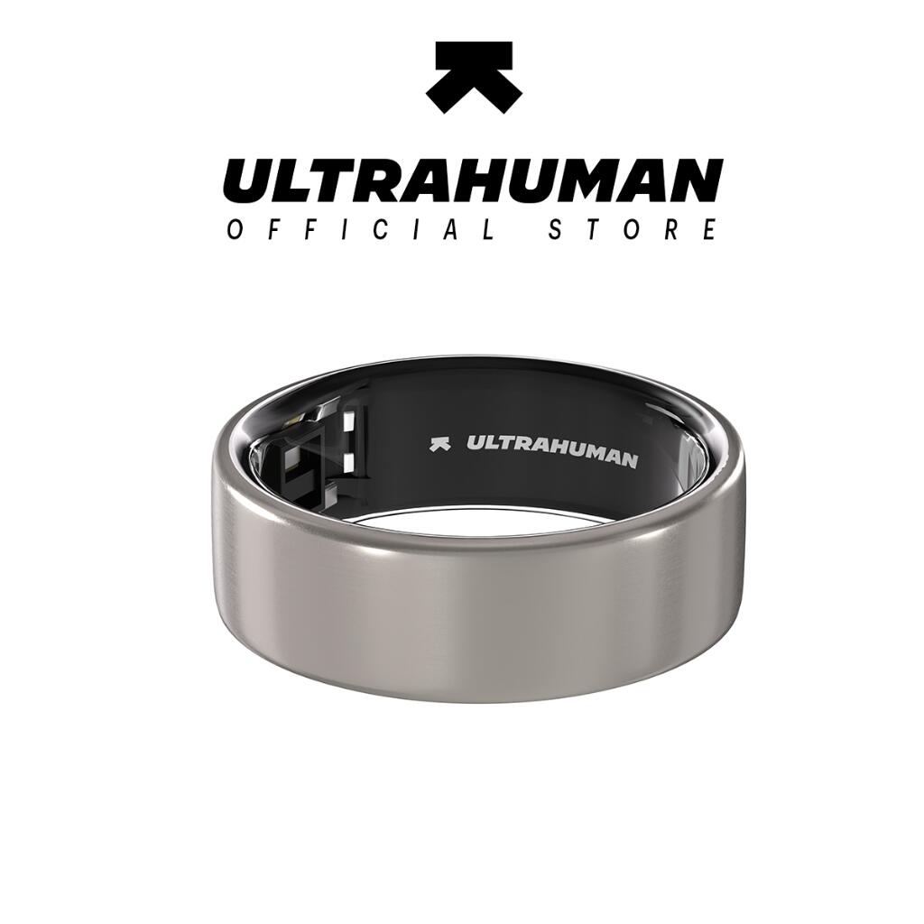 Ultrahuman Ring AIR - Raw Titanium