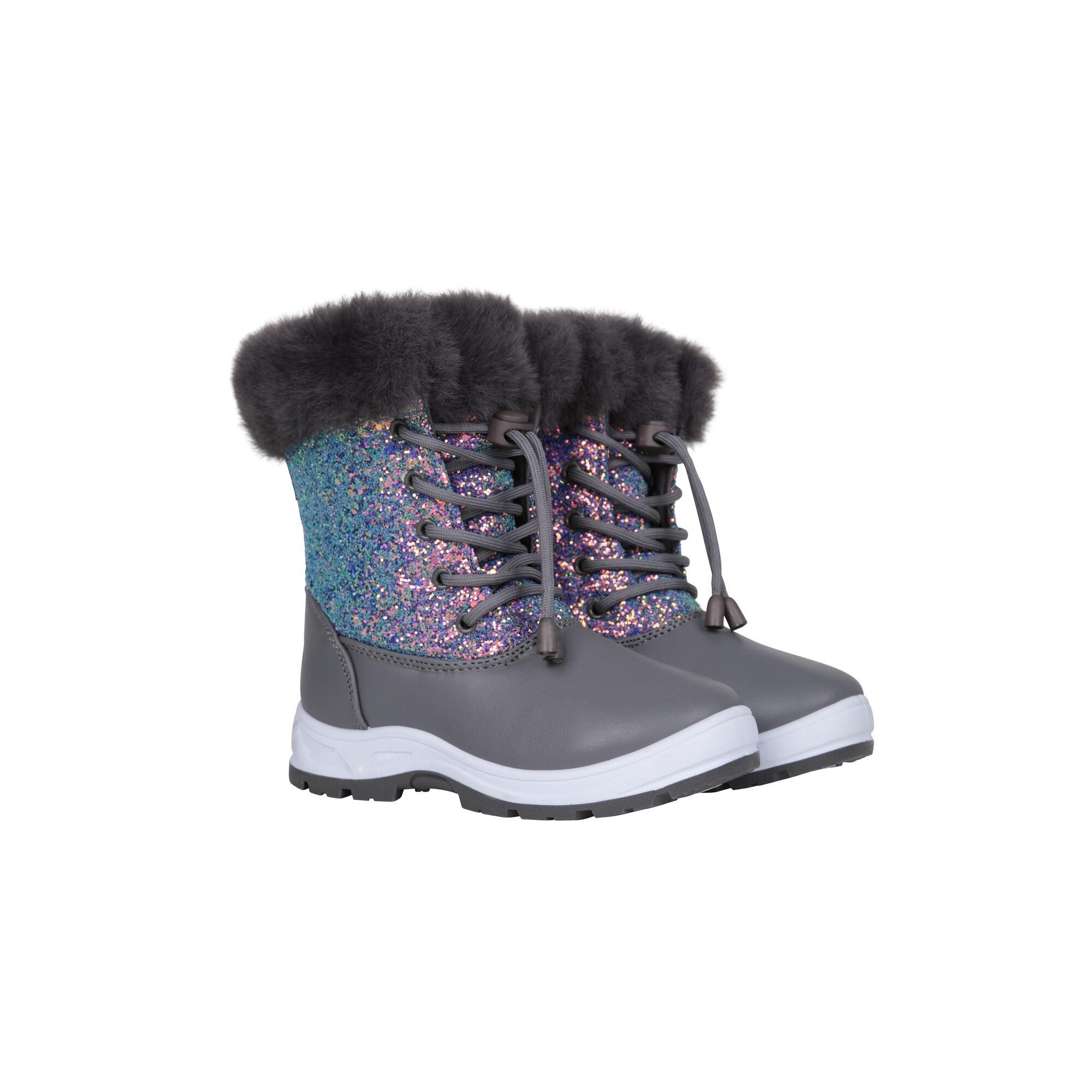 Mountain Warehouse Childrens/Kids Fizz Faux Fur Lined Snow Boots
