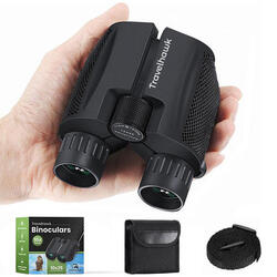 Jumelles 10x25 – Compactes – BAK4 FMC – Étanches – Noir