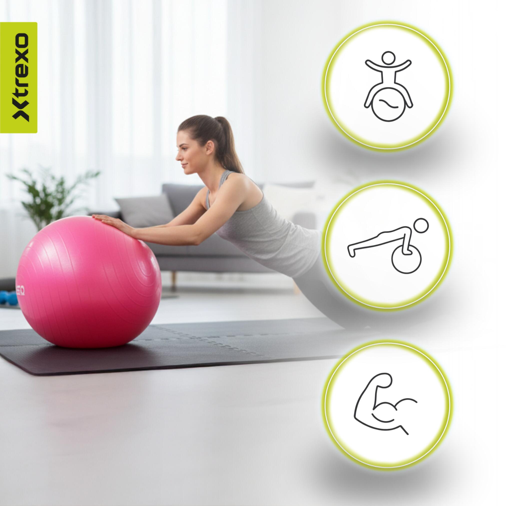 Ballon de gymnastique XTREXO TXO-B4Z007-PK 5/7