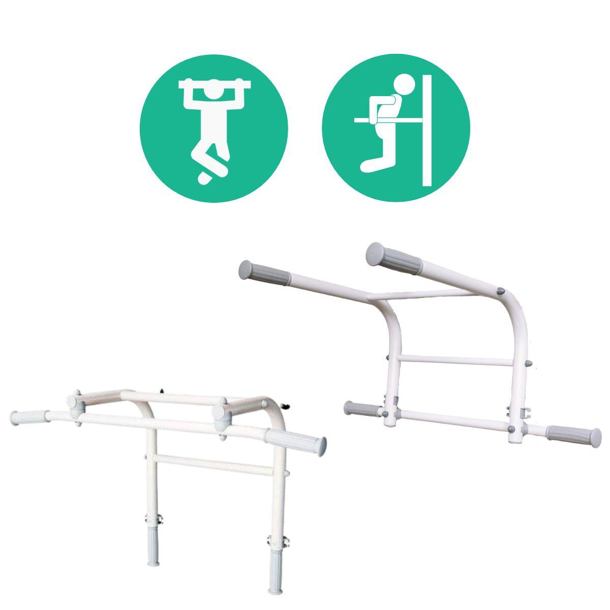 2-in-1 Klimmzugstange & Dip-Station Next Basic für Sprossenwand 7/7