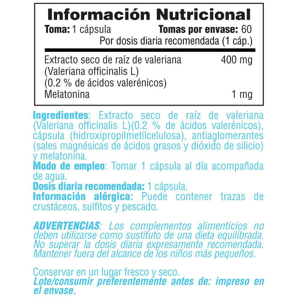 Mélatonine et Valériane - 60 capsules de Smart Supplements 4/5