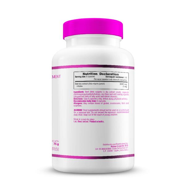 Beet root extract - 100 vegetable capsules de Smart Supplements 3/5