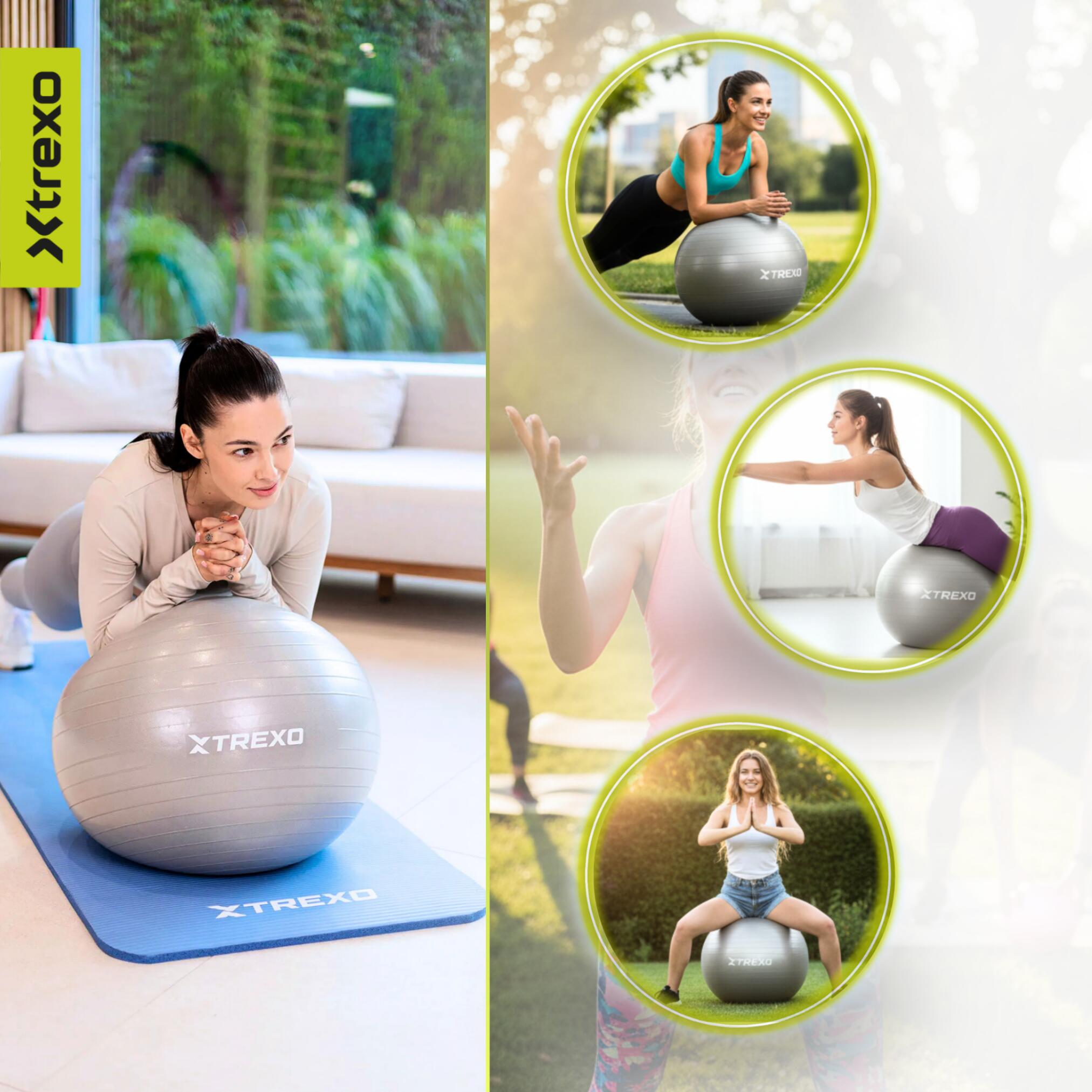 Pelota de gimnasia XTREXO TXO-B4Z007-GY 3/7