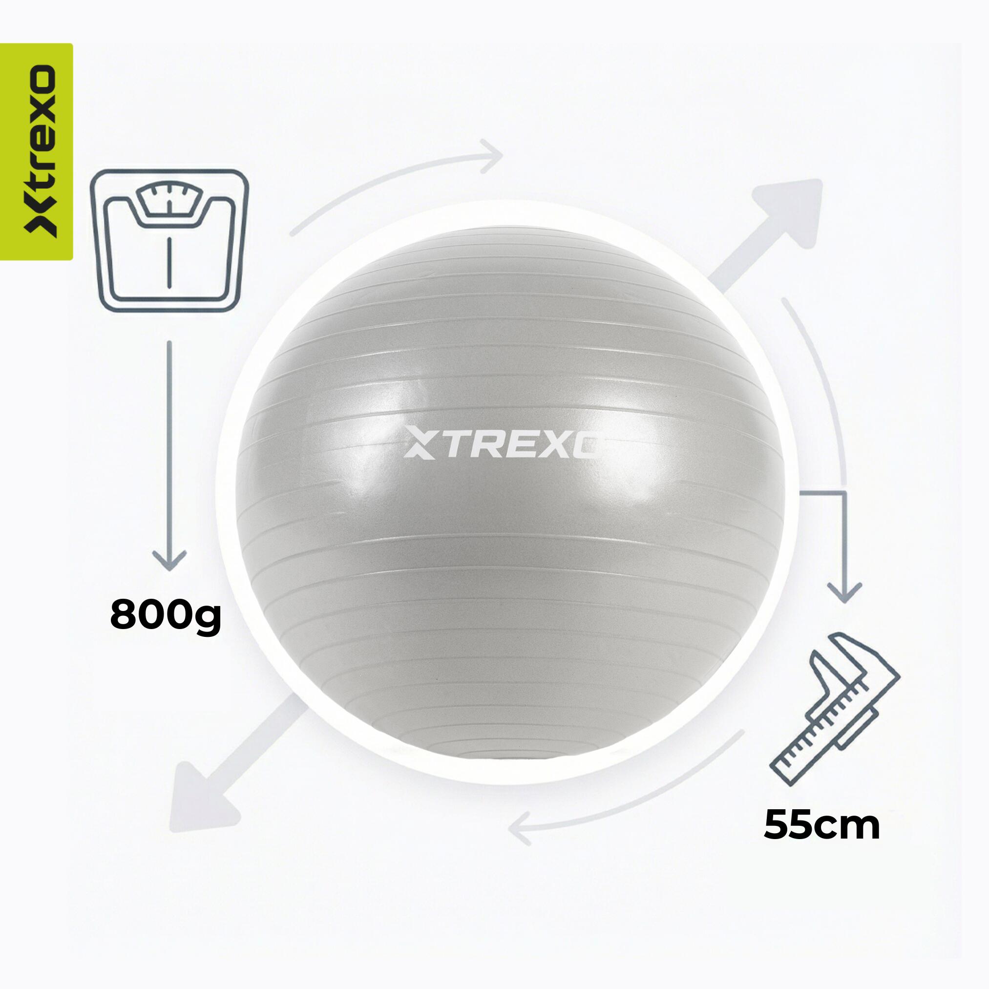 Pelota de gimnasia XTREXO TXO-B4Z007-GY 7/7