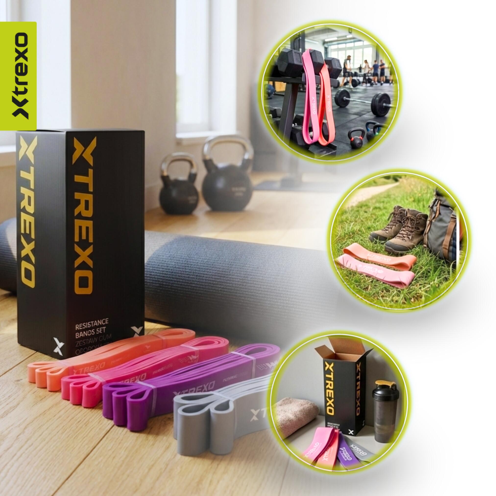Set weerstandsbanden XTREXO TXO-B4Z046-ALL 6/7
