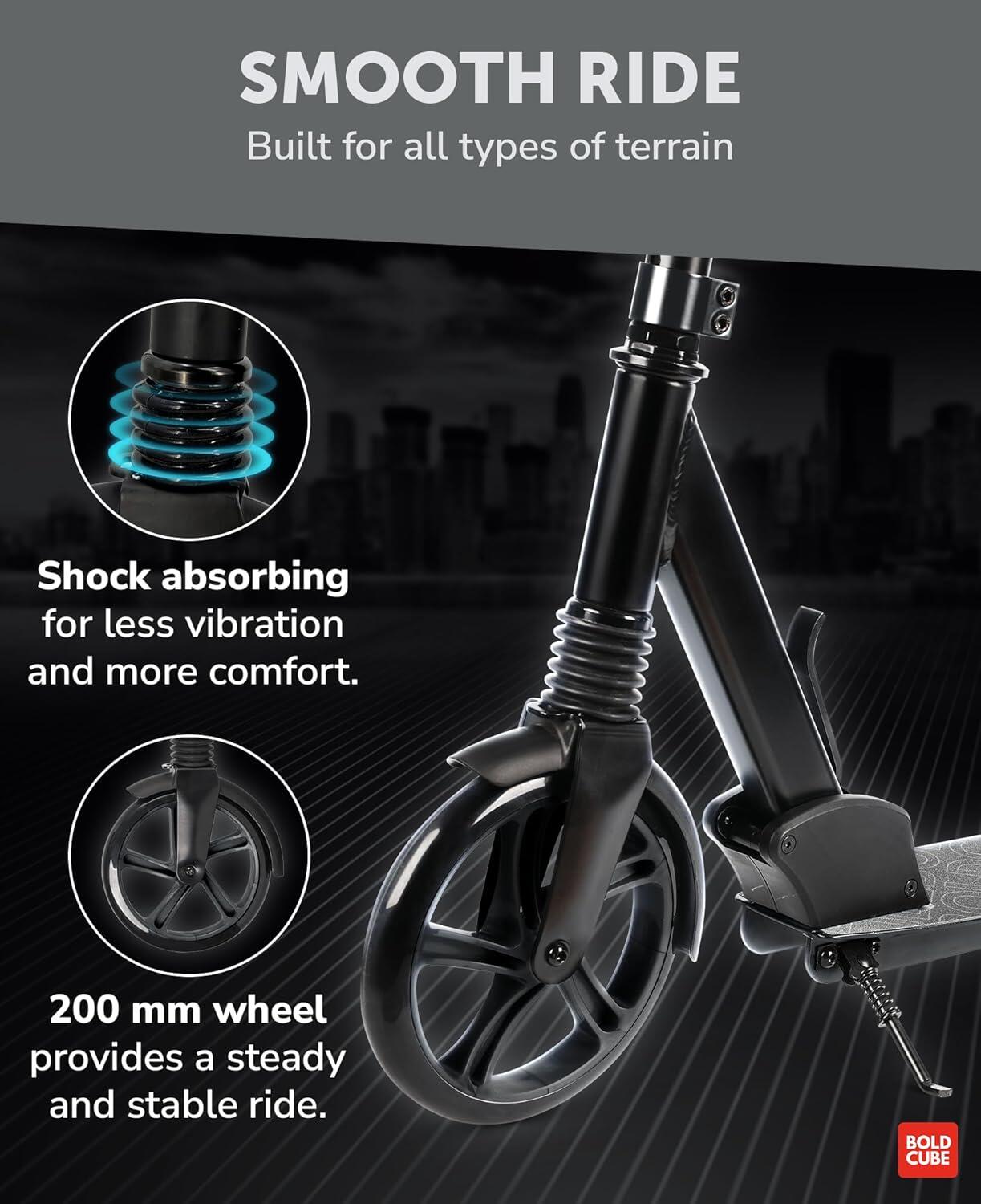 Trottinette BIG, noire 2/7