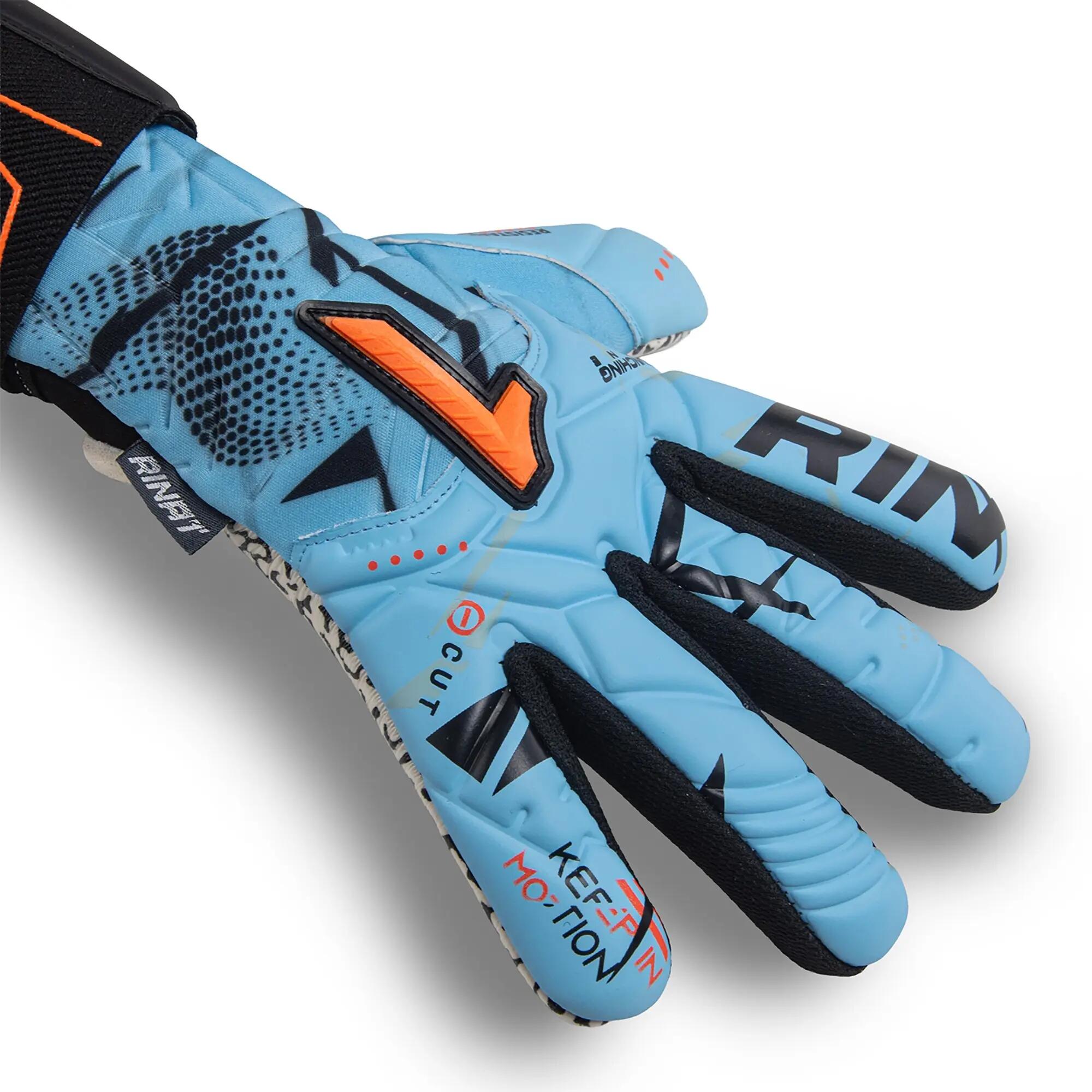 Luvas Guarda-redes Rinat Criança Kratos SGR Azul Relva Artificial 2/6