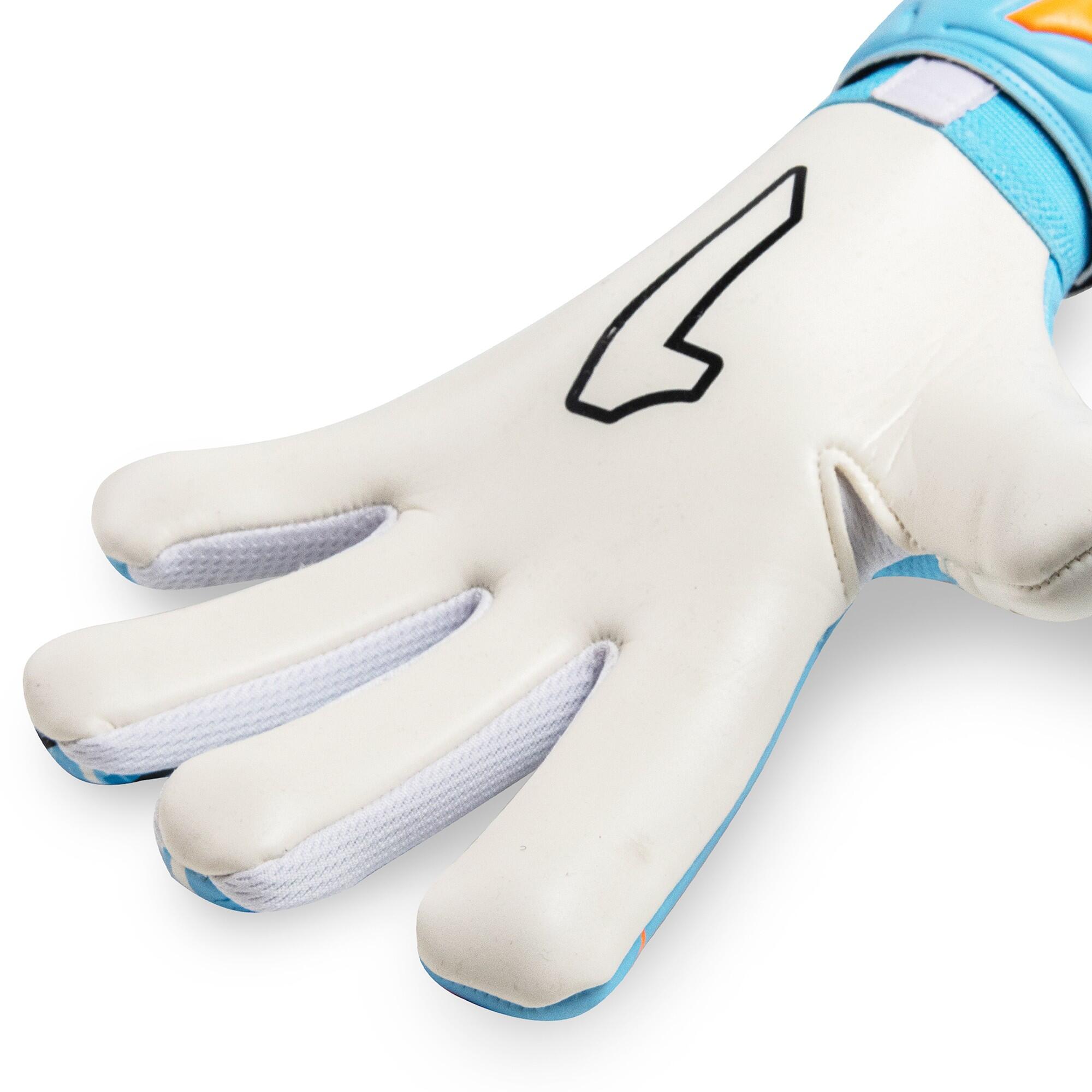 Guanto Da Portiere Adulto Rinat Egotiko X Training  Blu/arancione 3/7
