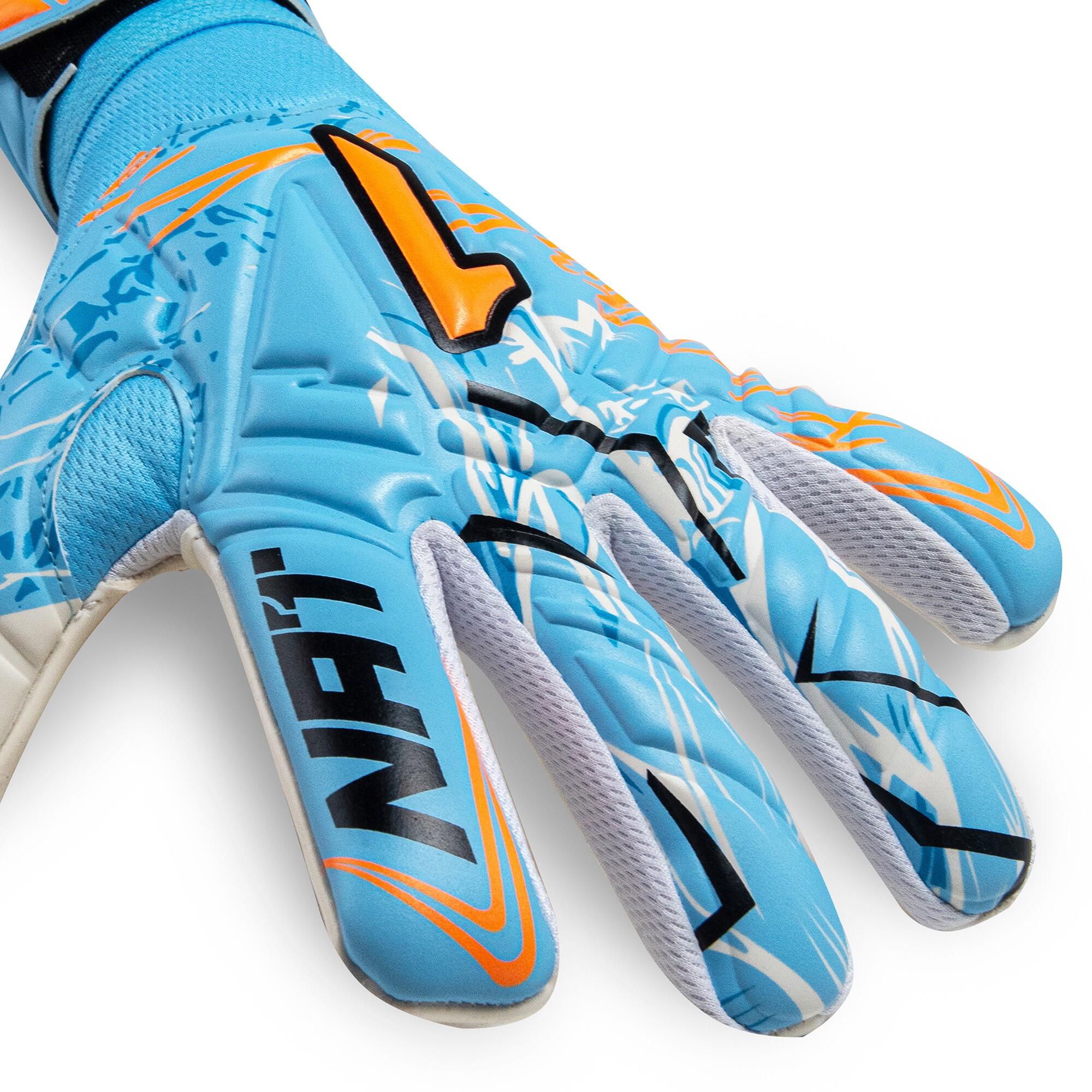 Guanto Da Portiere Adulto Rinat Egotiko X Training  Blu/arancione 2/7