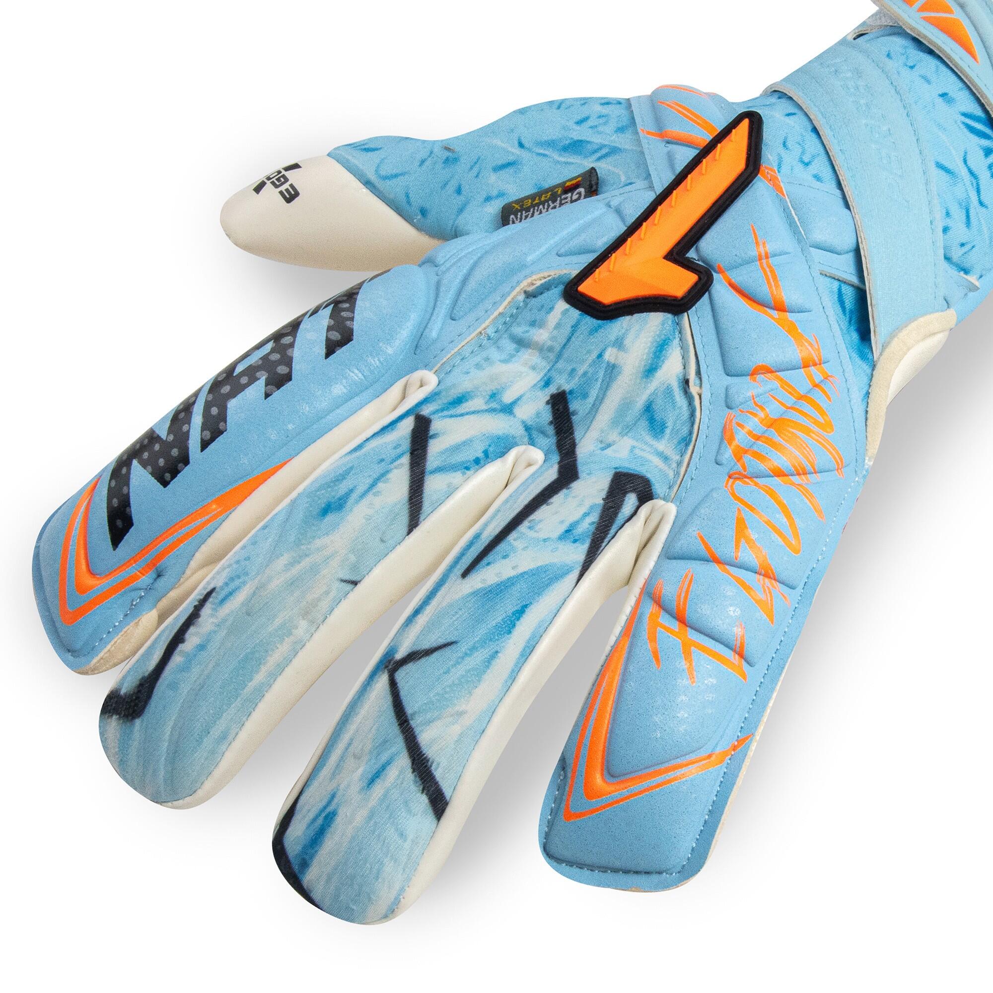 Guantes De Portero Adulto Rinat Egotiko X Pro Azul/naranja 2/6