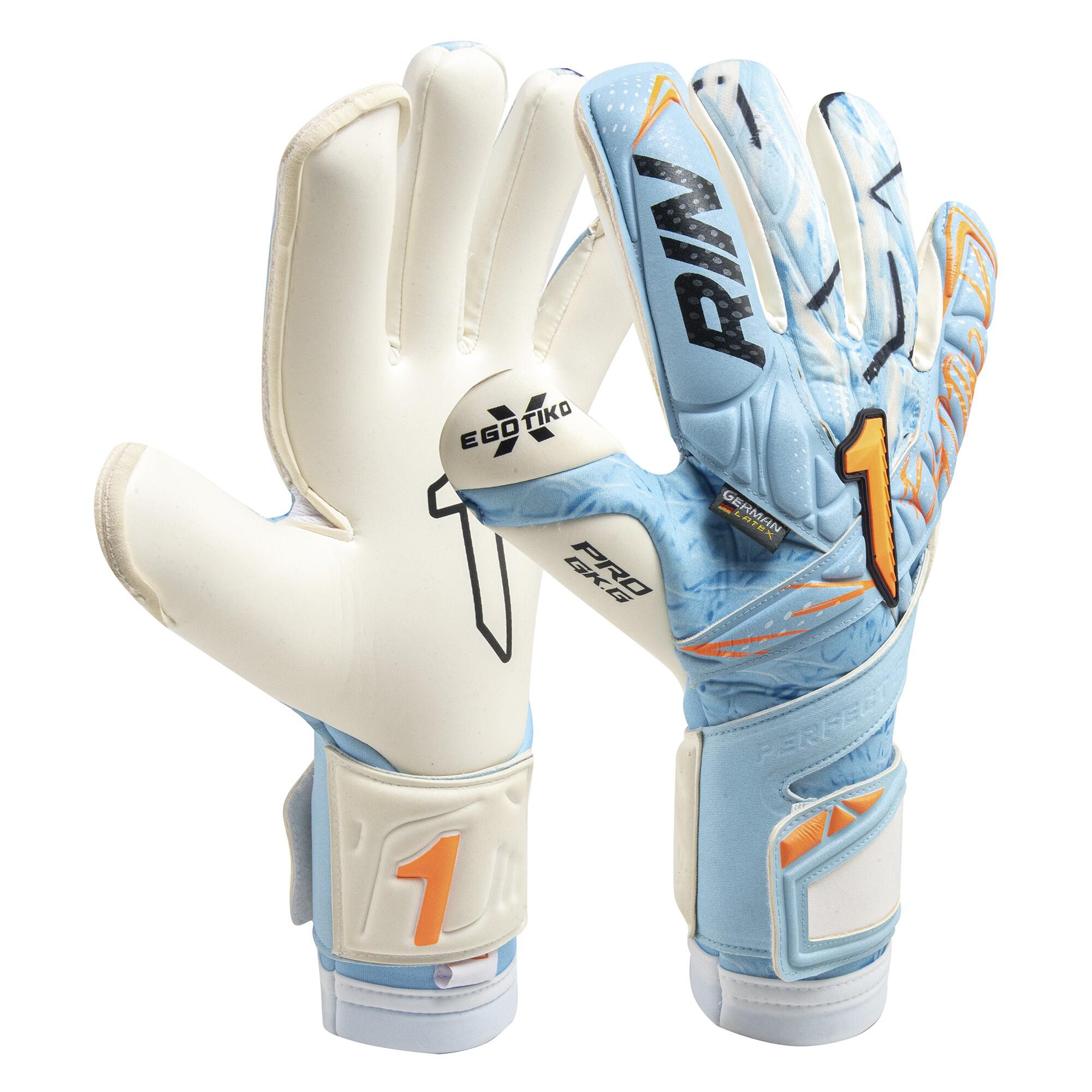 Rinat - Gants De Gardien De But Adulte Rinat Egotiko X Pro Bleu/orange - Gants De Gardien - Bleu - 9 - Decathlon