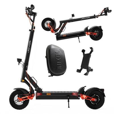 Monopattino Elettrico JOYOR T6 Nero con Borsa a Tracolla e Custodia