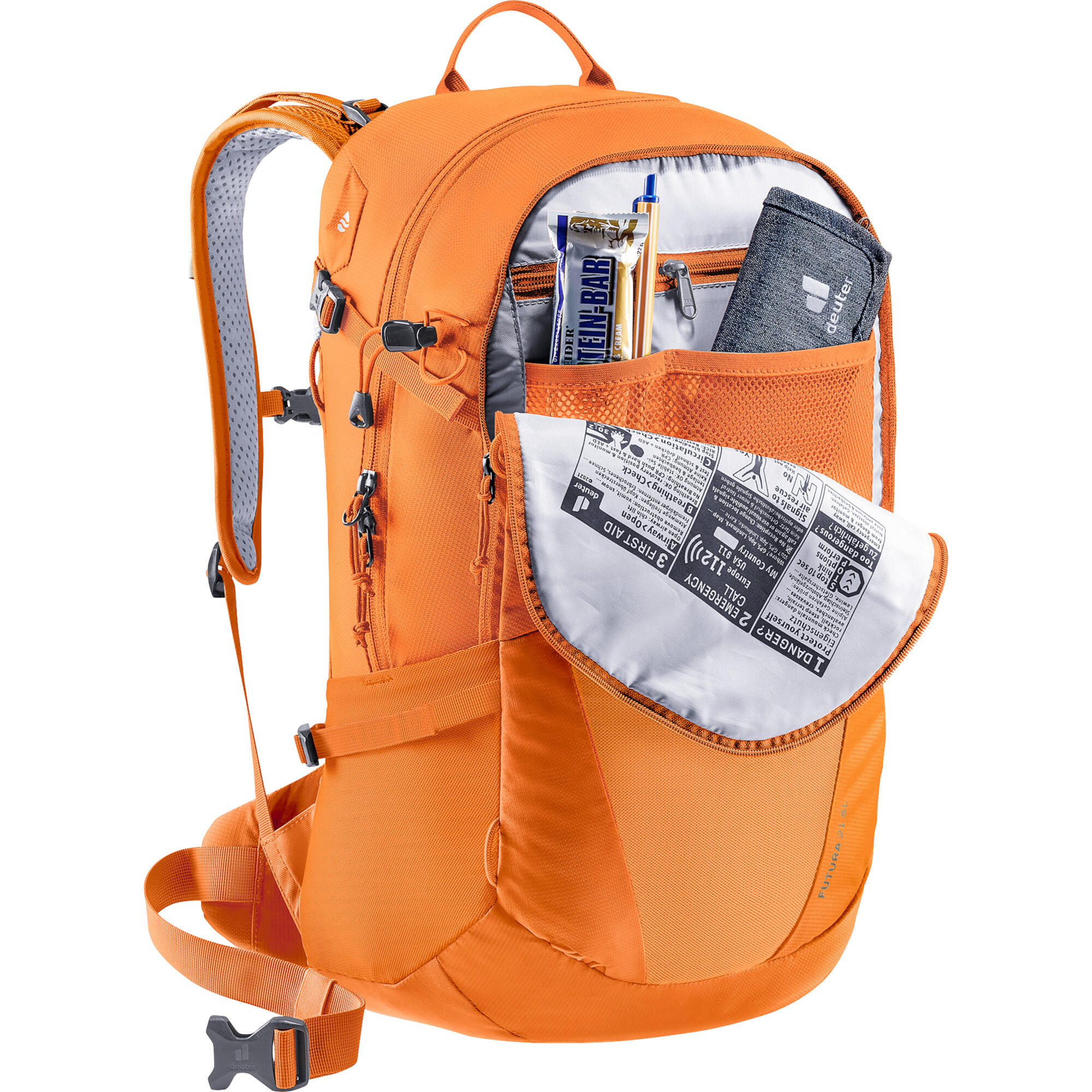 Sac à dos Deuter Futura 21 SL femme 21 L orange ventilé polyamide polyester 7/7