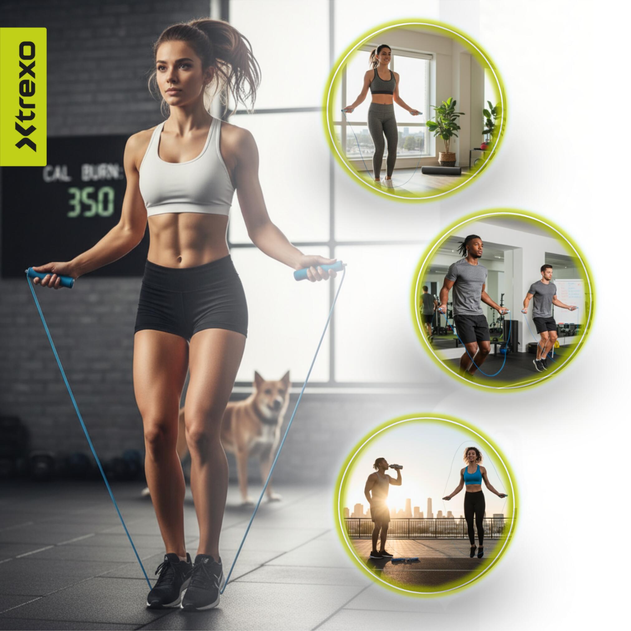 Corda de pular boxe básica XTREXO 3/7