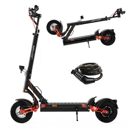 Trottinette Électrique JOYOR T6 Noir +Serrure à combinaison