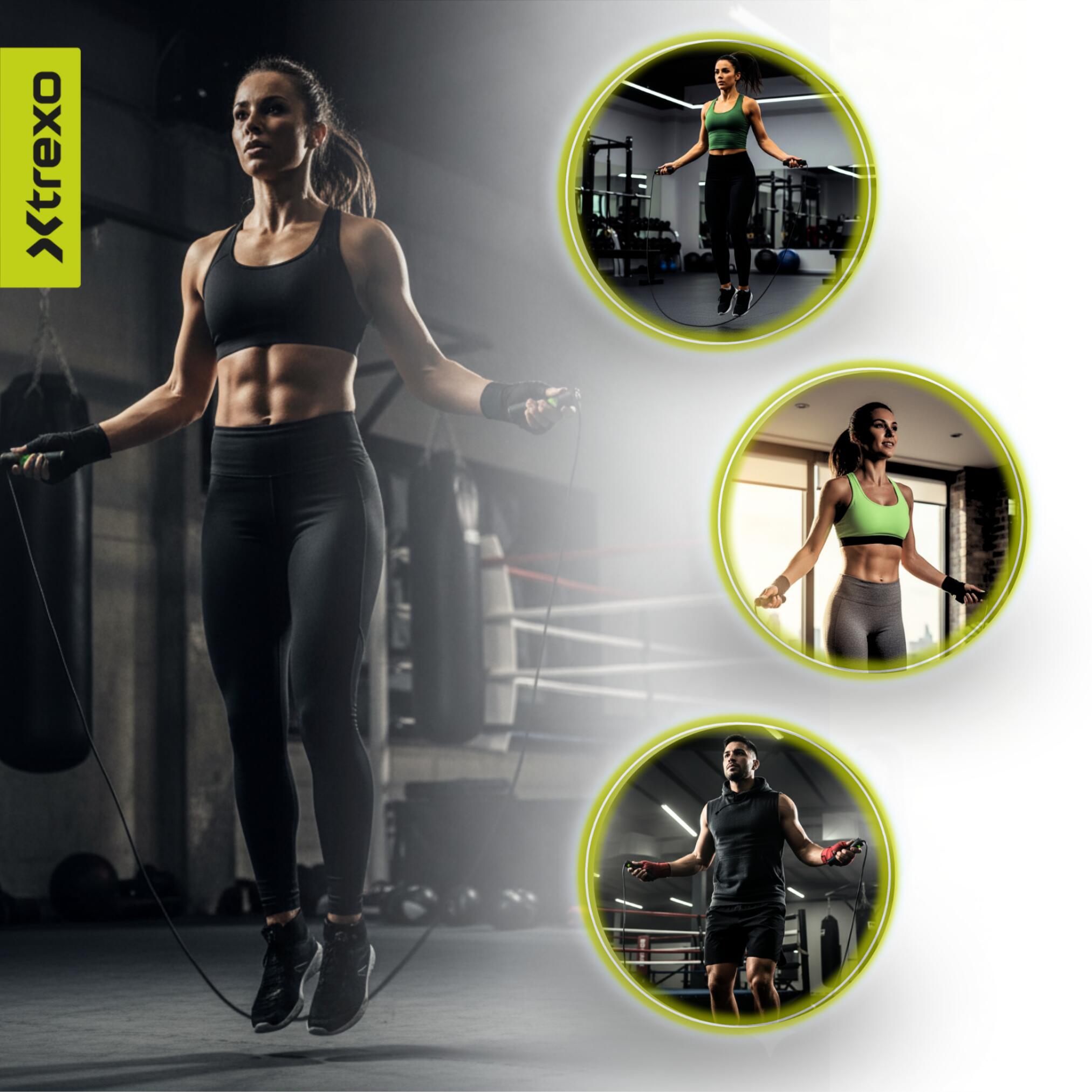 XTREXO Corda per saltare boxe base 3/7