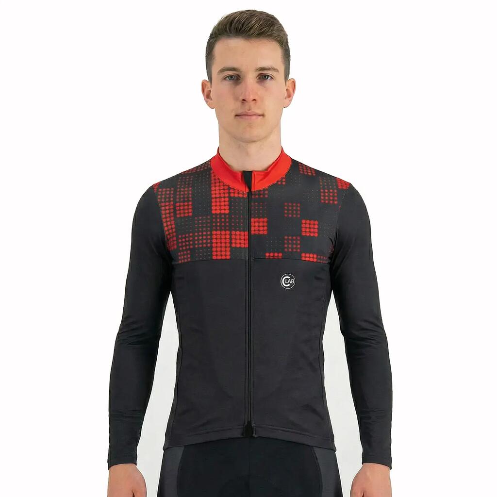 Ordino Long-sleeve Fleeced Cycling Jersey